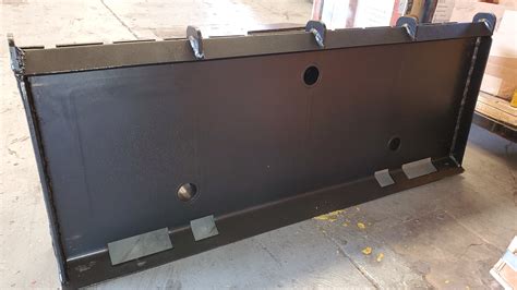 mount plate skid steer|skid steer quick release plate.